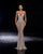 Embellished Mermaid Gown with Plunging Neckline Nicol Sposa