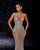Embellished Mermaid Gown with Plunging Neckline Nicol Sposa