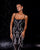Elegant Black Gown with Silver Embellished Corset and Skirt Nicol Sposa