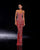 Regal Red Strapless Gown with Detailed Crystal Design Nicol Sposa