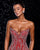 Regal Red Strapless Gown with Detailed Crystal Design Nicol Sposa
