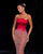 Regal Red Satin and Crystal-Embellished Corset Gown Nicol Sposa