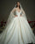 Sweetheart Satin Ball Gown with Sheer Lace Train | Nicole & Felicia x Nicol Sposa Collaboration Nicol Sposa