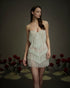 Strapless Beaded Fringe Mini Dress | Nicole & Felicia x Nicol Sposa Collaboration