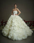 Strapless 3D Floral Cluster Ball Gown | Nicole & Felicia x Nicol Sposa Collaboration