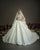 Regal High-Neck Lace Ball Gown with Long Sleeves and Satin Skirt | Nicole & Felicia x Nicol Sposa Collaboration Nicol Sposa