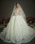 Regal Lace Ball Gown with Sheer Beaded Corset | Nicole & Felicia x Nicol Sposa Collaboration